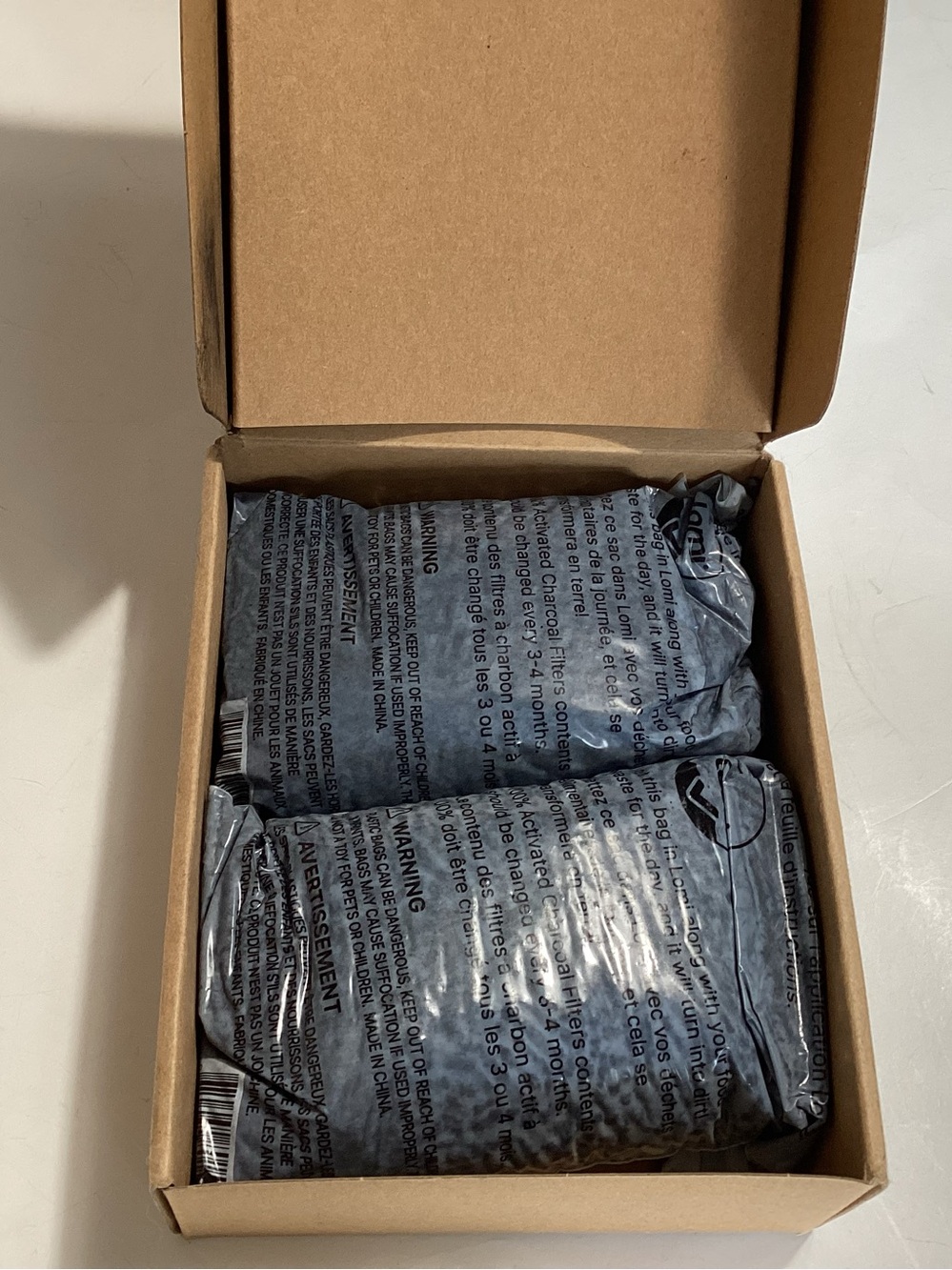 Lomi Composter Refill Packs - Charcoal Pellets - NEW Lot Of 2